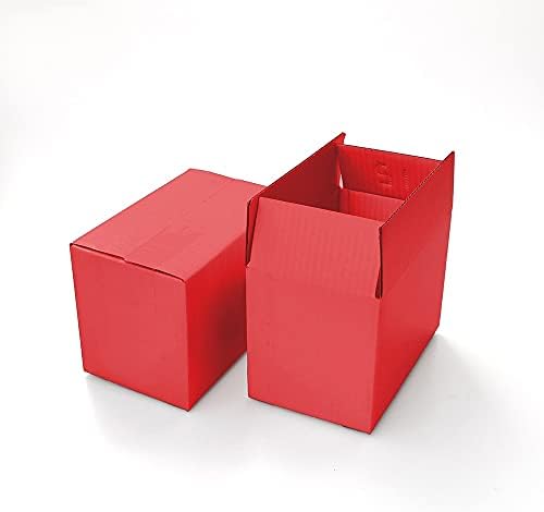 SHUKELE LPHZ914 5kom / 10kom crvena kutija valovitog papira mala kutija za pakovanje sitnica Poklon kutija podržava prilagođenu veličinu štampanja logotipa pokloni
