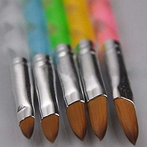 5kom akrilni dizajn 3D slika za crtanje UV Gel DIY četka olovka alat za nokte Art Set udoban i ekološki