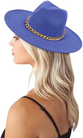 Sunčani šeširi za ženske kaubojske kauboje ravne kape Fedora šeširi rancher hat klasične čvrste osnovne
