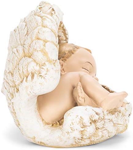 Joseph Studio spavaća beba umotana u figuricu anđeoskih krila