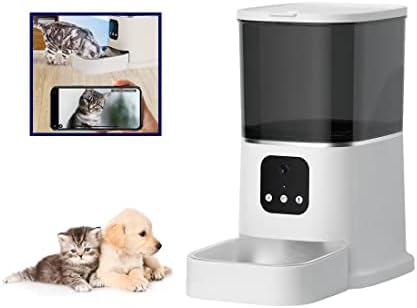 Dbnau automatska hranilica za mačke sa 1080p HD kamerom, Smart WiFi hranilica za kućne ljubimce sa App kontrolom