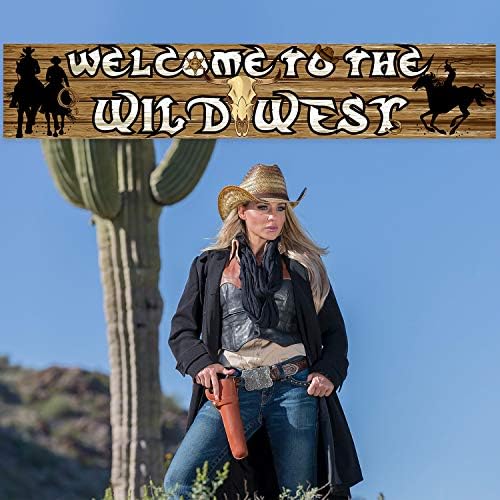 Western Party Decoration Supplies Western Cowboy Themed Banner Supplies Western Party Backdrop Photo Booth