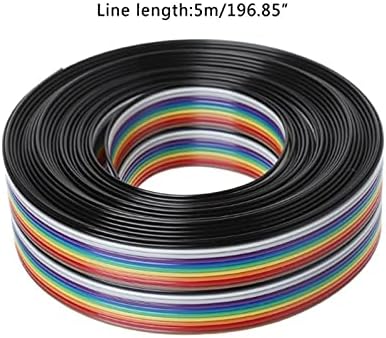 WDONGX emajlirana bakrena žica 5m Dugini kabl 20-pinska žica sa 1.27 mm linijskim žicama za povezivanje