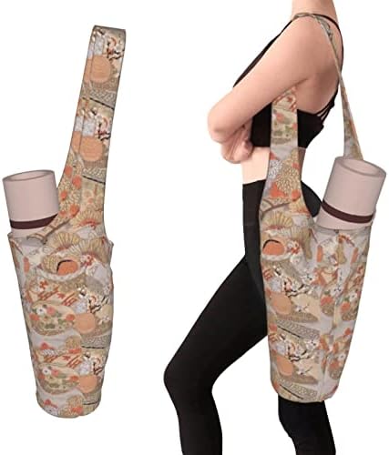 PandaWang Yoga Mat torba Yoga torba sa velikim vanjskim džepom i unutrašnjim džepom Yoga torba za žene Yoga