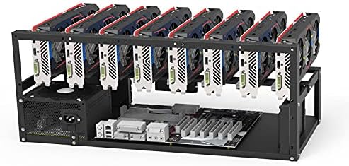 LCU Commerce Steel Open Air Miner Mining Frame Rig Case, mining Rig Frame 68 GPU za Crypto Coin valutu Bitcoin
