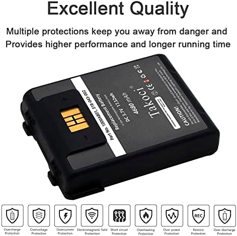 GIKYSUIZ 5 Pack Zamjenska baterija za Intermec CN70 CN70E CN75 CN75E Barcode Scanner odgovara broju dijela