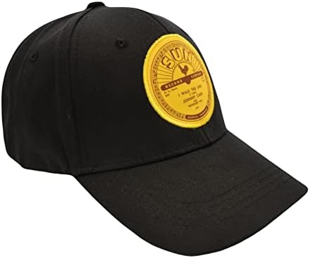 Sun Records Johnny Cash Cap Walk The Line-Mid-South Products Black