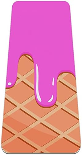 Siebzeh melting Ice Cream Premium Thick Yoga Mat Eco Friendly Rubber Health & amp; fitnes non Slip Mat za