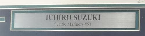Ichiro Suzuki AUTOGREME uokvirena 16x20 postera za poster Seattle Mariners Br. 51 Dokaz za umjetnicu 13/250
