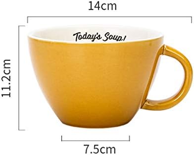 Čaše za kafu Keramička šolja za kafu s ručkom, posuda za doručak, voda / čaj / mlijeko / sok / čajni čaše,