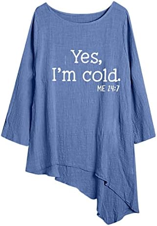 Jesenske košulje za žene 2022 posteljina kaunt vrata dugim majicama nepravilna opuštena jesedna krila dukserica