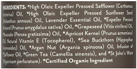 Umirujuće ulje za kupanje na dodir i ulje za masažu-organsko-ajurveda-lavanda-umirujuće-4 Oz umirujućim