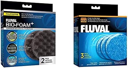 Fluval FX4/FX5/FX6 paket akvarijumskih filterskih medija, Bio-pena i fina Filterska podloga, zamjenski filterski