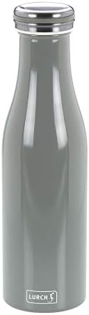 VACUMS izolirana od nehrđajućeg čelika za hladnu i toplu piće, 0,5 l, 7,7 x 7,7 x 26,3 cm, biserna siva