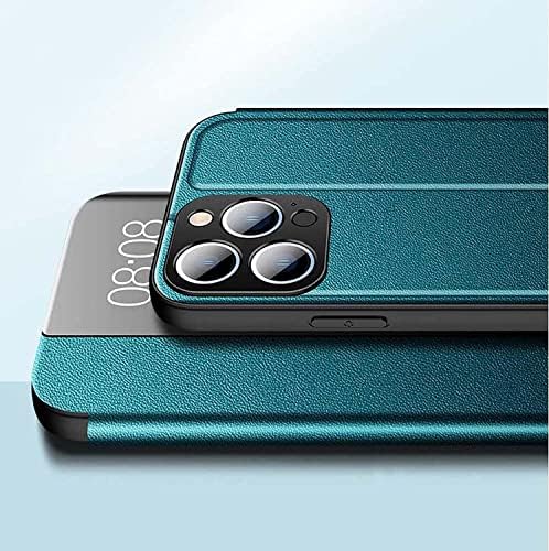 SDUTIO Clear View prozor Flip Cover za Apple iPhone 14 Case 6.1 Inch 2022, koža Shockproof Stend funkcija