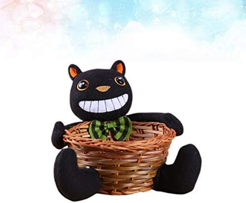 Abaodam Mini Lijepa Mačka Halloween Candy Storage Basket Prenosiva Korpa Za Skladištenje Hrane Halloween