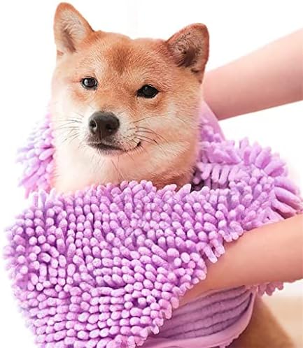 DHDM upijajući ručnik za pse brzo sušeći ručnici za kućne ljubimce Mikrofiber sa džepovima za ruke za pse