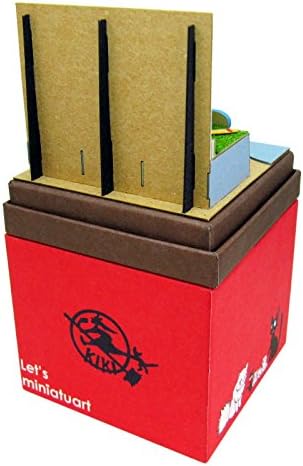 Sankei MP07-85 Studio Ghibli Mini Kiki's Dostava za dostavu, Dragonfly and Kiki, ne-skala, papirnati