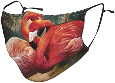 Podesive maske za lice sa 2 Podesiva filtera, Flamingo poklopac za usta facemasks