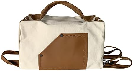 Travel Dufffle Casual Backpack 4 načine za muškarce Žene Kožne platnene torbe na ramenu preko noći torba