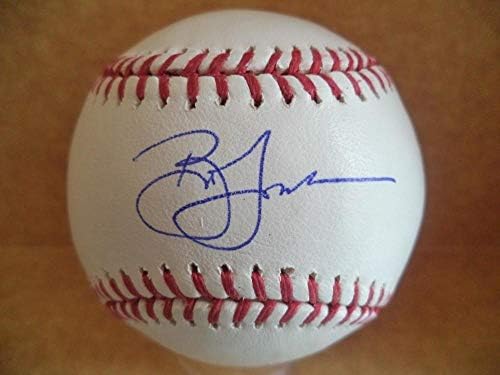 Brett Jackson Chicago Cubs potpisali su autogramirani M.L. Bejzbol W / COA - AUTOGREMENA BASEBALLS