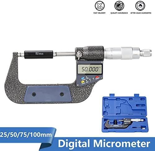 Tačnost Mikrometra Smanni 0,001mm 0-25 / 50/75 / 100 mm vanjski mikrometar elektronski digitalni alat mjerača