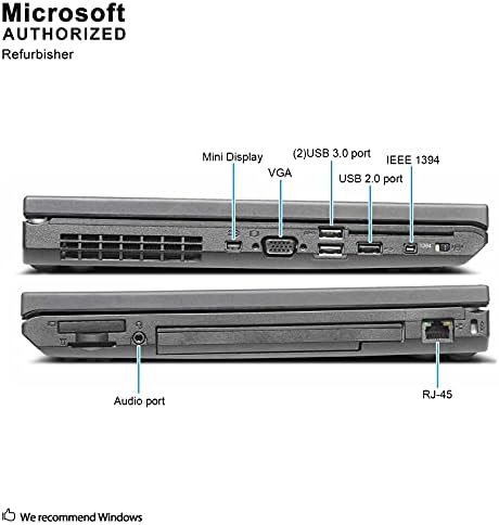 Lenovo T530 15.6 inčni poslovni prijenosni prijenosnik Intel Quad Core i5-3320m 8GB RAM 500GB Hard Drive