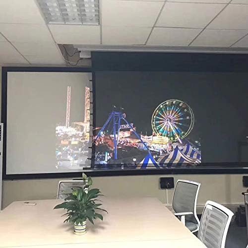 Lhllhl 16: 9 4K motorizirani zatečeni ekran projektora Crni kristal IRR projekcijski ekran za vaše kućno