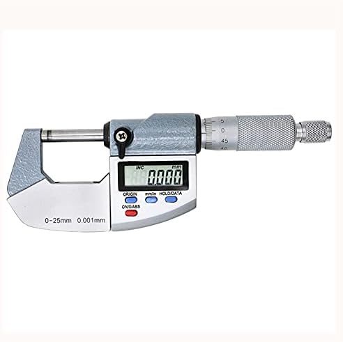 XBWEI digitalni mikrometar 0,001 mm Elektronski digitalni vanjski mikrometar 0-25 mm