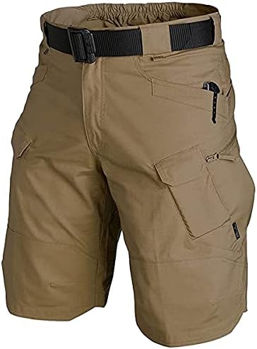 Yaxhwiv muški taktičke kratke hlače 11 Vodootporni teretni kratke hlače za muškarce planinarenje ribolovnim