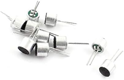 X-DREE 10 kom cilindrična Elektretna kondenzatorska zamjena mikrofona (Reemplazo de 10 micrófonos de kondenzator