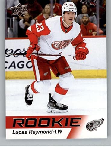2021-22 Gornja paluba NHL Star Rookies Box Set 20 Lucas Raymond Detroit Crvena krila Hokej Nm-MT