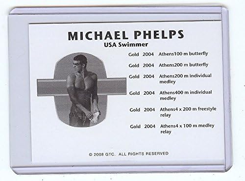 Rijetki Michael Phelps 2008 olimpijski tim USA plivačkoj kartici!