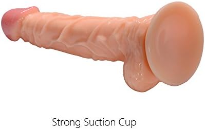 Realističan dildo za žene s bazom za usisavanje usisnog kupa fleksibilni penis sa zakrivljenim osovinama