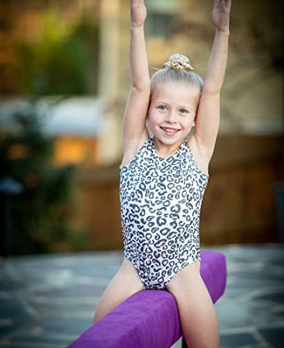 Lovefiry gimnastika triko za djevojčice blistaju Atletski plesni balet Unitard Odjeća aktivna 3-8 godina