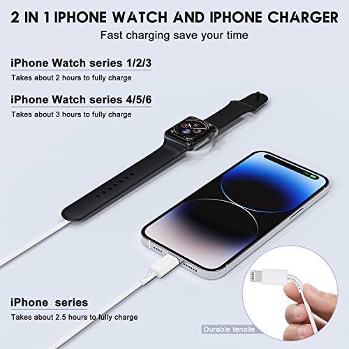 Nadograđen 2 u 1 Apple Watch Charger, USB C punjač za iPhone i IWATCH, magnetni kabel za brzo punjenje kabl