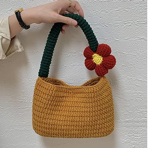 Bzlsfhz DIY ručno pletene torbe vuneni heklani materijali za pletenje paket ručno pletenih poklona