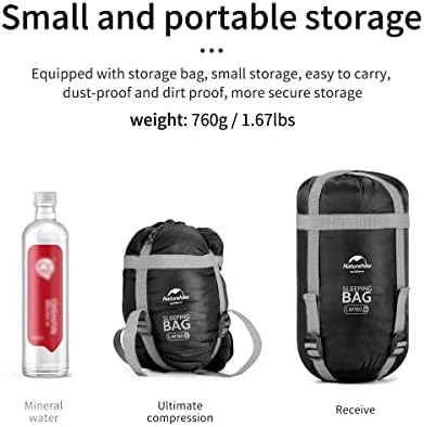NatureHike ultralight vrećice - koverta lagana prijenosna, vodootporna, udobnost sa kompresijom vreća -