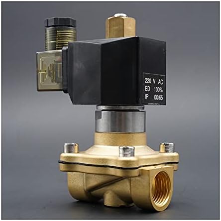 Mkfahif elektromagnetni ventil 1/4 3/8 1/2 3/4 inča normalno otvoreni ventil Mesingani ventil za vodu AC220V