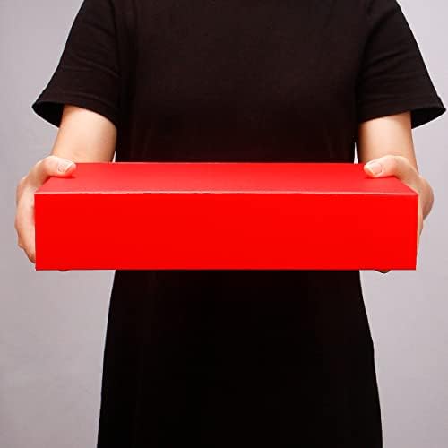Poklon kutija Mozrro sa poklopcima, 11,5 x 8,5 x 2,3 u magnetskom zatvaraču srušene poklon kutije za obnare