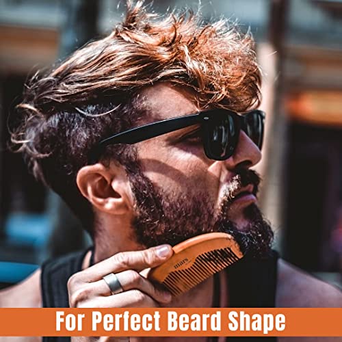 Malar BEARD ulje Combo, beard ulje, češalj brade, promovira rast brade, Neem Drveni češalj za savršenu oblivu