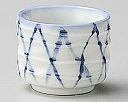 Spiral Tokusa 2inch Sake Cup Bijeli porculan izrađen u Japanu