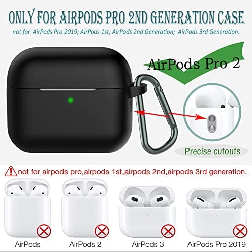 Kafa za Airpods Pro poklopac kućišta 2. generacije, meka silikonska zaštitna torbica koja apsorbira udarce