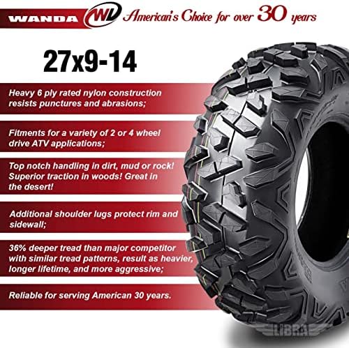 Jedna nova Wanda ATV guma na 27x9-14 27x9x14 6pr P3501-10385
