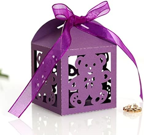 Sxymkj 10pcs plava Poklon kutija za Dan djeteta rođendanske svadbene zabave Pakovanje kutija sa slatkišima