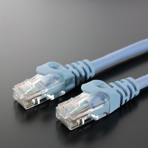 Taro's LAN kabl CBC5EX-050-BL, CAT5E, svijetloplava, križna žica, 16,4 ft, eko jednostavan paket