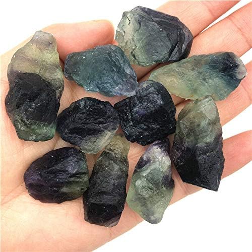 Qiaononi ZD1226 100g Prirodni sirovi sirovi šareni fluorit kameni kristalni izlečili prirodni kamenje i