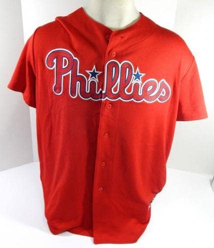Philadelphia Phillies Tom Sutera 67 igra rabljeni crveni dres ext st bp XL 399 - Igra polovna mlb dresova