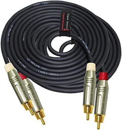 15 stopa RCA kabelski par - Gotham GAC-4/1 Star-Quad Audio Interkonektivni kabl sa Amfenol ACPR livenim,