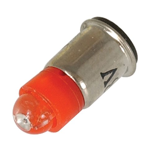 Jameco Valuepro 585-1215-VP LED zamjenska lampa, 28 VDC, 625 nm baza srednjeg dometa, Crvena